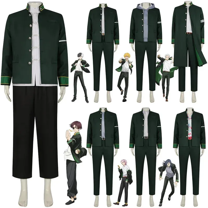 

Windproof Bell Cosplay Clothing WIND BREAKER Windproof Youth Wig Su Fangfalcon Flying Sakura Yao Anime Performance Clothing