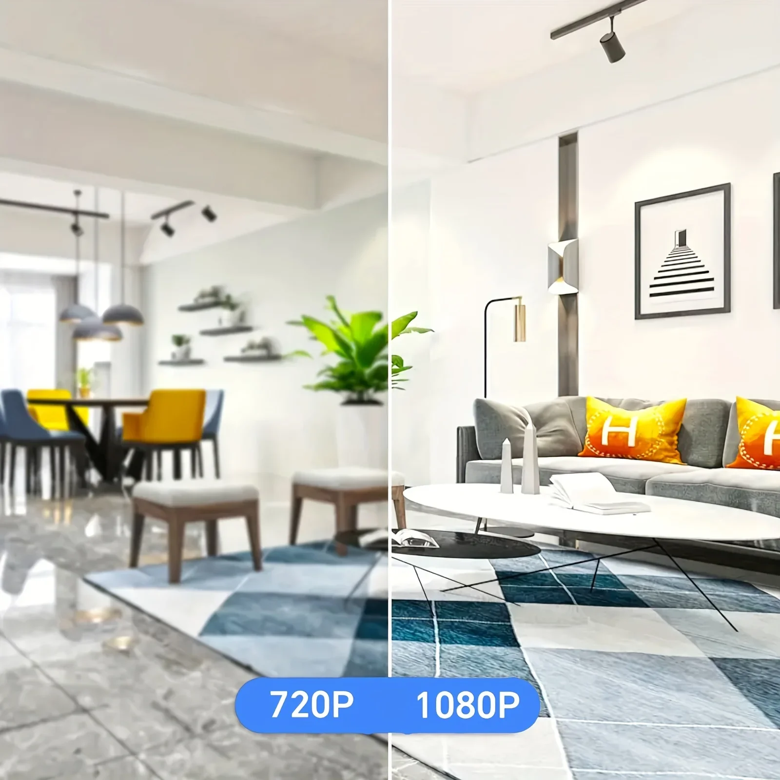 HD 1080P Wireless Two-Way Audio Bulb Camera Pan-Tilt-Zoom Surveillance Camera Motion Detection SD Card Storage Video Recording