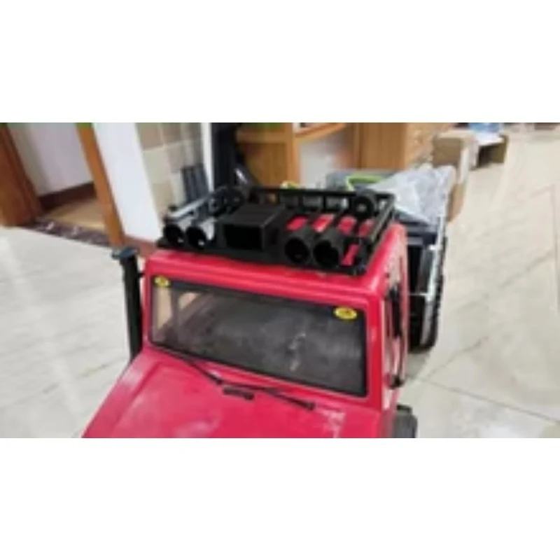 

CROSSRC EMO XX XXL 1/6 Scale Model RC Rock Crawler Roof Rack -Solid TPU 3D-Printed Upgrade Part -Non-Destructive Installation