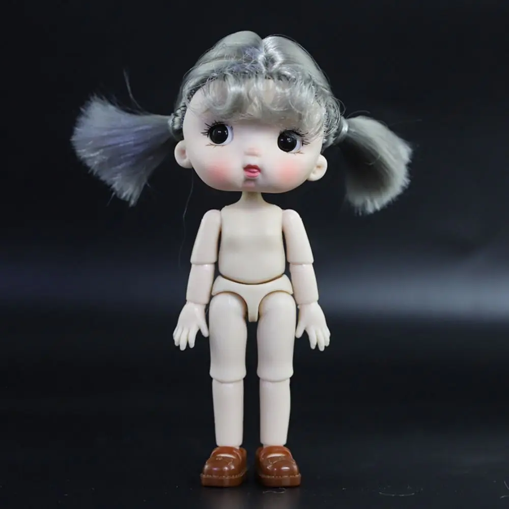 Face Removable Joint Girl Dolls OB11 Body Doll BJD Semi-finished Toys Movable Joints Doll Nude Body Doll Expression Girl Nude