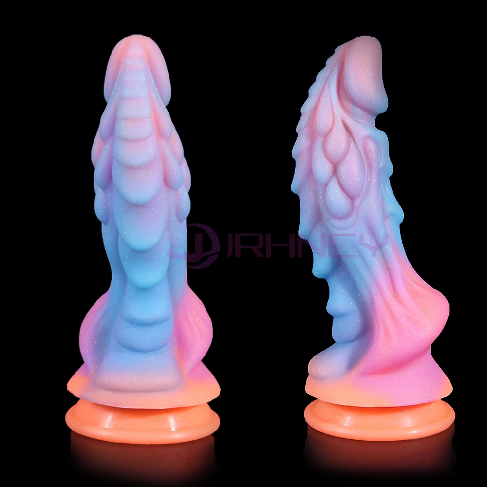 Luminous Animals Dildos Horse Realistic Dog Dildo For Women Horse Penis Monster Dragon Anal Dildos Beautiful Women Men Sex Toys - Image 3