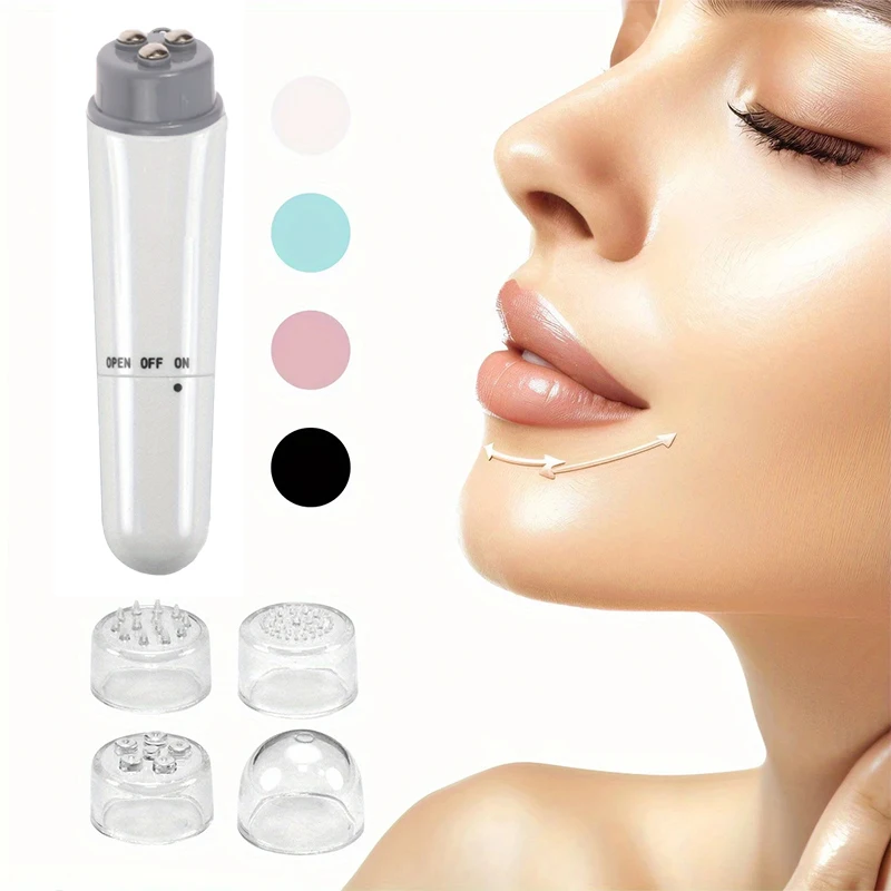 4 In 1 Mini Portable Electric Eye Massager Facial Massage Device Pen Facials Great Vibration Lift Face Massage Stick