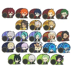 Twisted Wonderland Game Rosehearts Azul Floyd Idia Malleus Lilia Rubber Keychain Fans Collection Gift Pendant