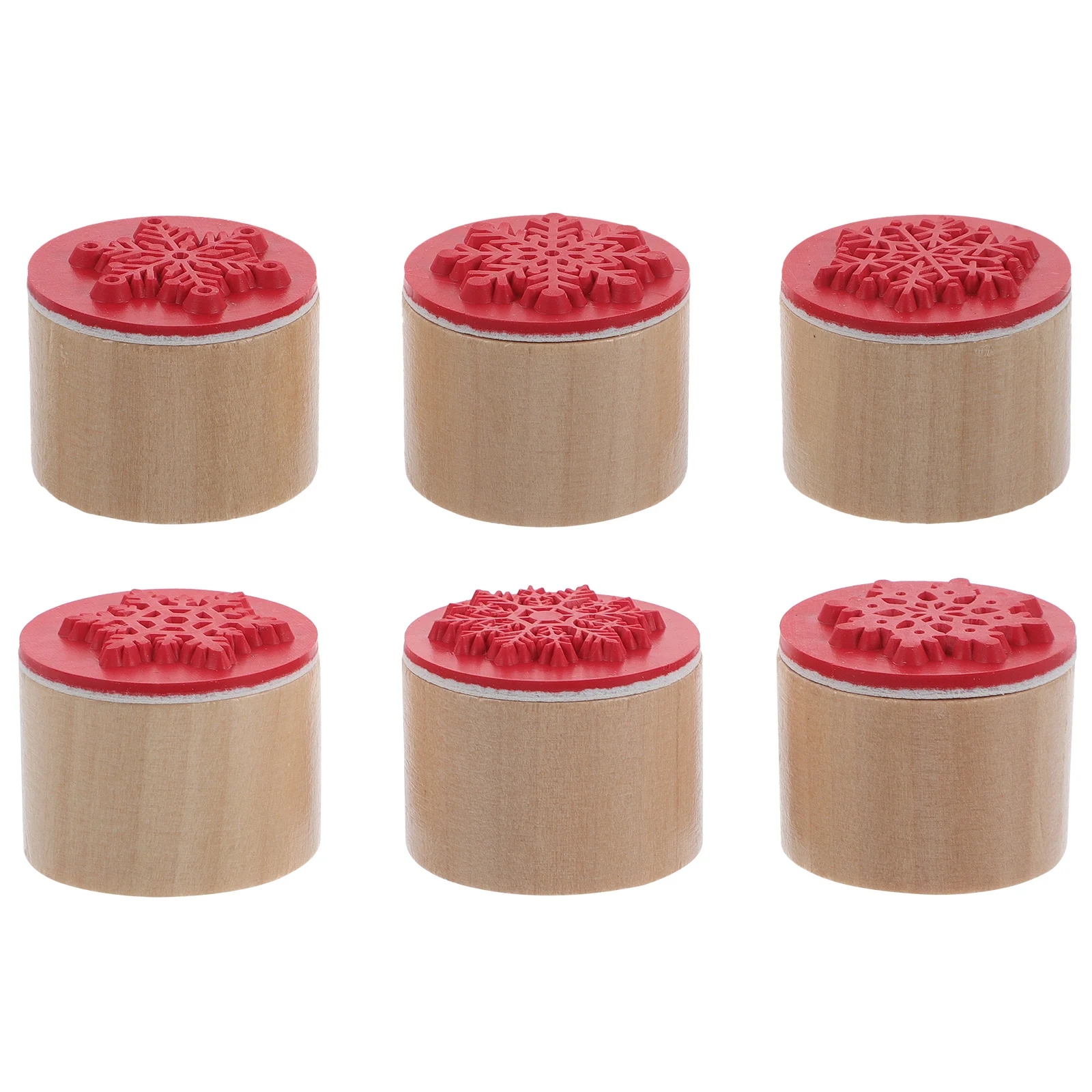 

6Pcs Classic Round Wooden Stamp Featuring Vintage Patterns Perfect for DIY Scrapbooking Cards Journaling Craft Art Creation