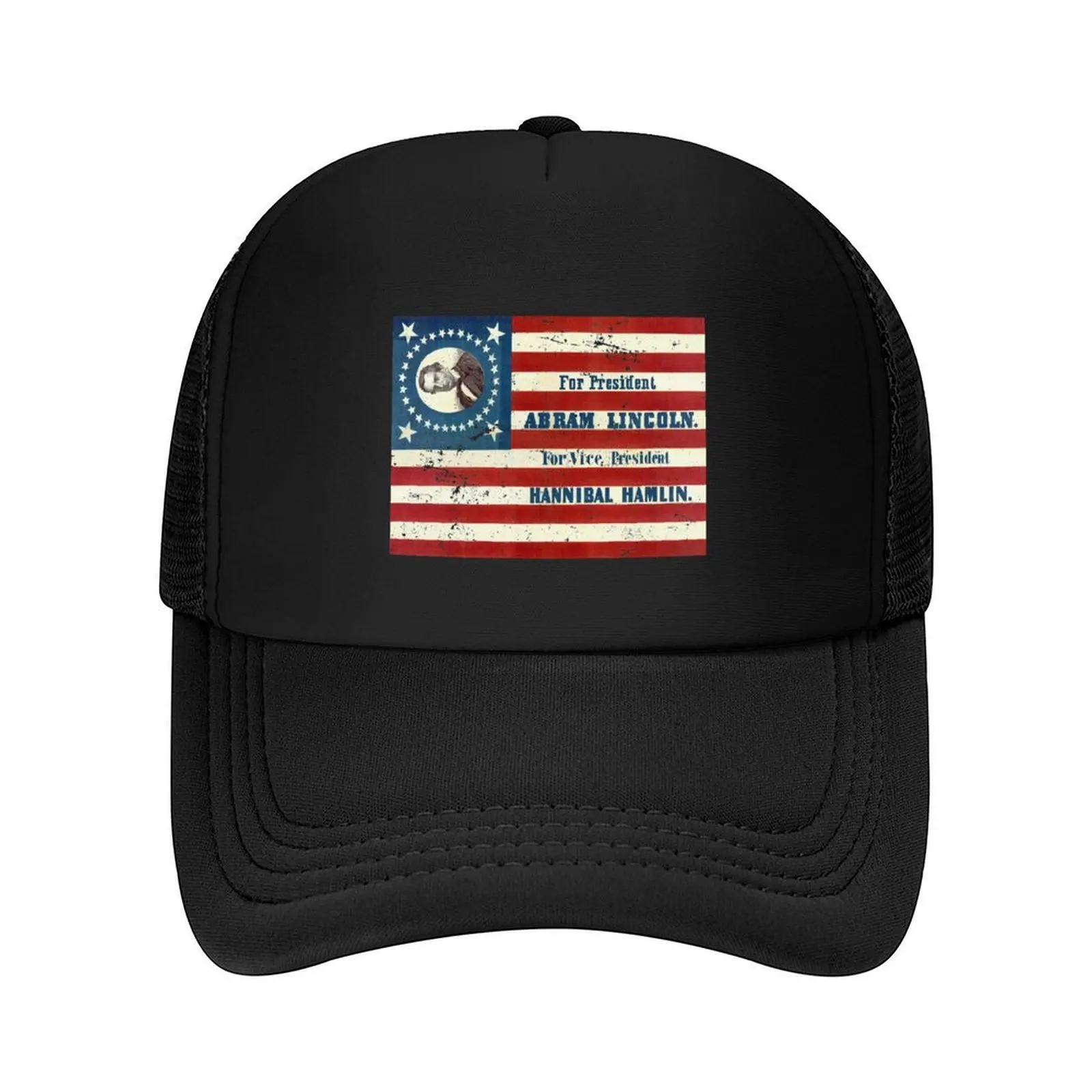 

Abraham Lincoln For President Baseball Cap Male hat winter hats for men designer cap Designer Hat For Man Women's