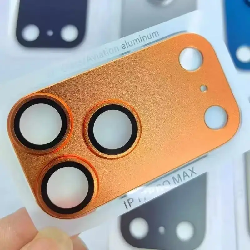 3D Metal Ring Camera Lens Protector For IPhone 17 Pro 17 Pro Max Ziai Camera Protection Glass Full Cover Cap