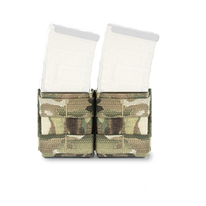 Tactical Airsoft Gear Molle Pouch, Double Magazine Pouch, Multicam Vest, Molle Mag, Ammo Clip Holder,Toolkit Open Top Bag