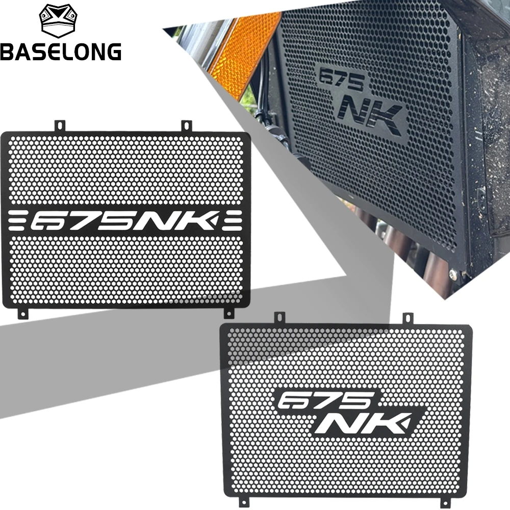 

FOR CFMOTO CF MOTO NK 675 NK 675NK 675-NK NK675 2024-2025-2026 CNC Aluminum Motorcycle Radiator Guard Grille Cover Protector