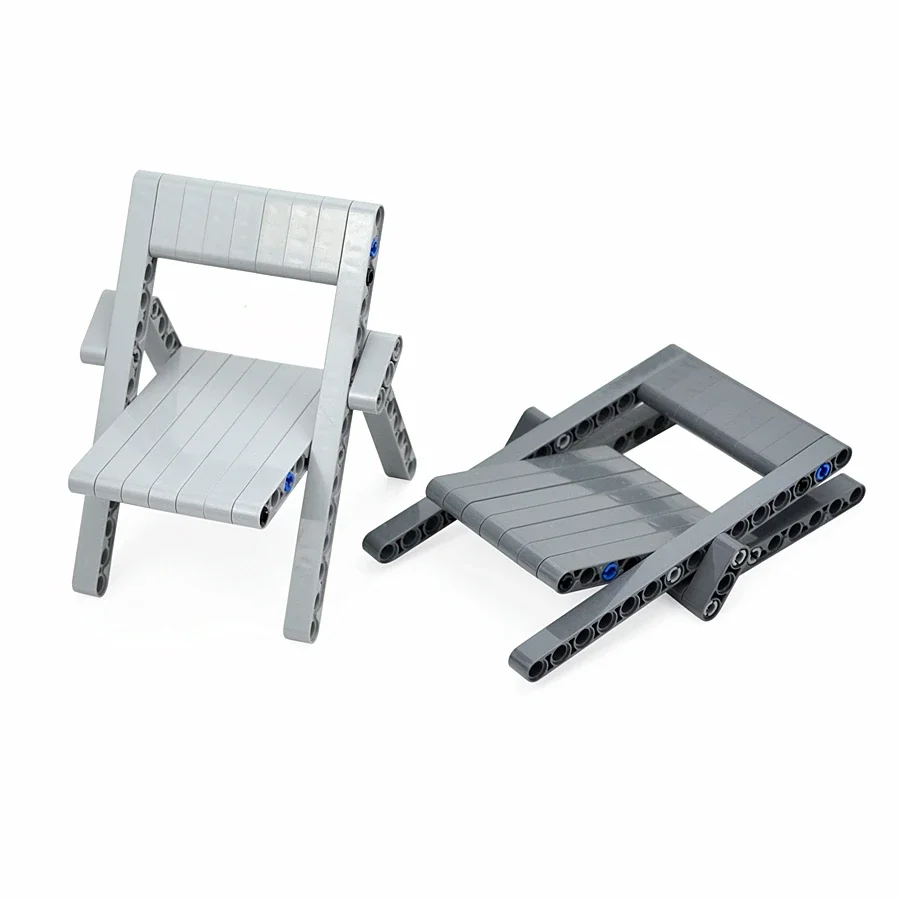 Leduo-Silla de apilamiento de ladrillo, montaje de brazo de agujero grueso, elevador de brazo, juguete técnico de bricolaje, accesorios de bloques de construcción