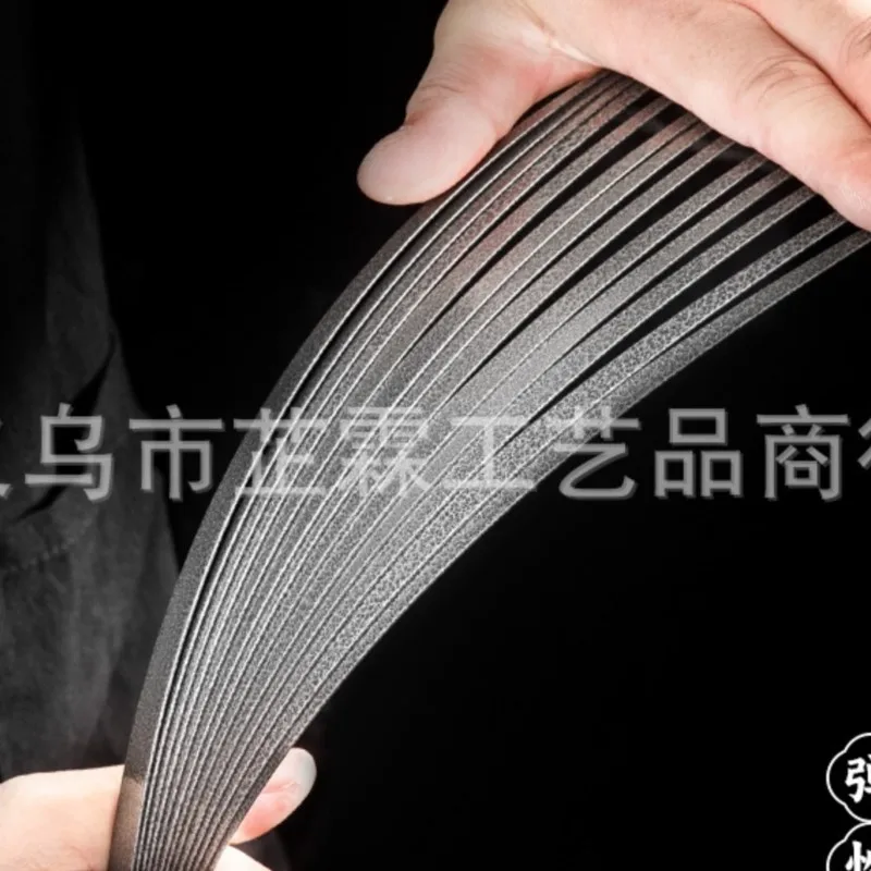 

All-Metal 10-Inch Folding Fan Chinese Style Aluminum Alloy Stainless Steel Silk Kung Fu Summer Male