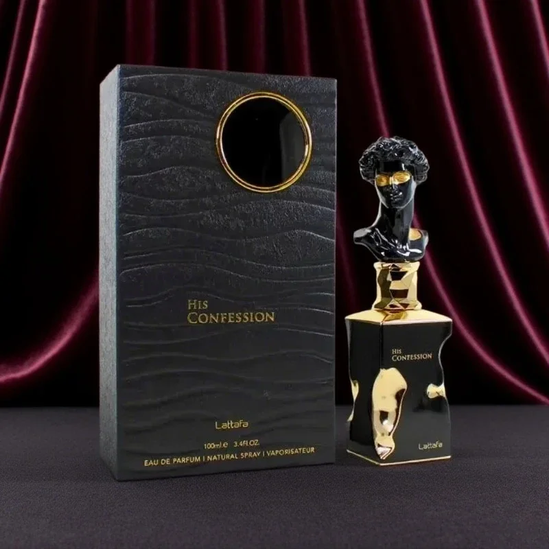 

100ml Middle East Arab Men's Eau De Toilette Long-lasting Confession Perfume Spray Charming and Alluring Gift Box Perfume