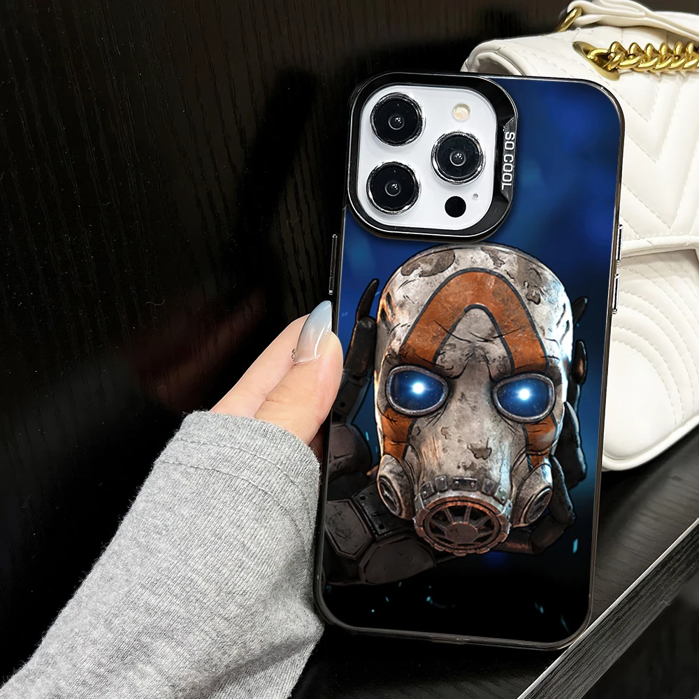 Game B-Borderlands 3 4 Cool Phone Case for iPhone 16 12 13 14 15 11 Max Pro Plus Laser IMD Color Shell