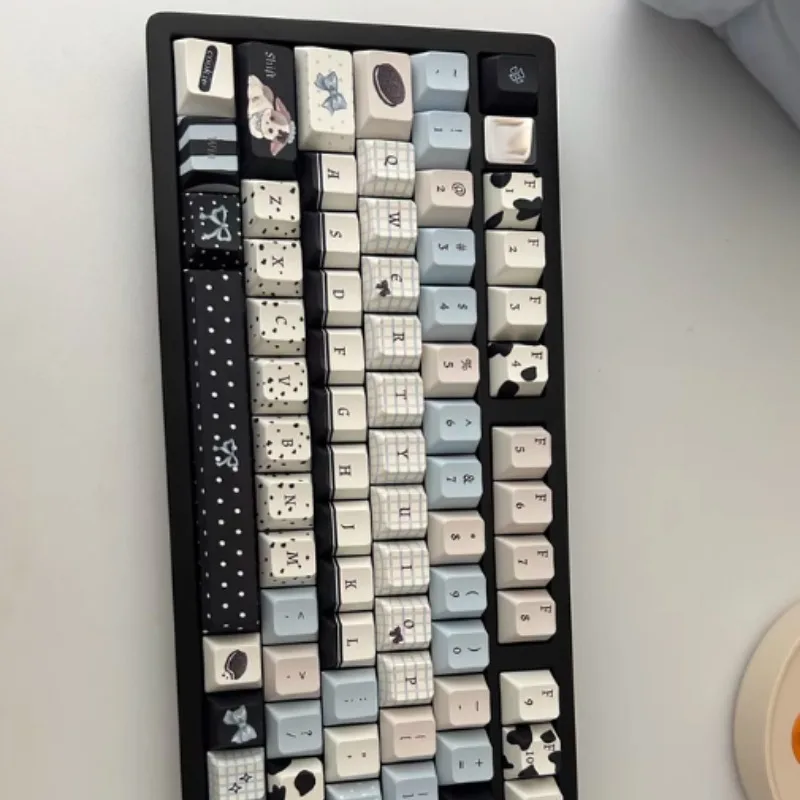 

Aoli Bubble Ретро Лолита Принцесса сине-белые колпачки для клавиш милые колпачки для клавиатуры с вишневым профилем на заказ периферийные устройства для игрового офисного использования