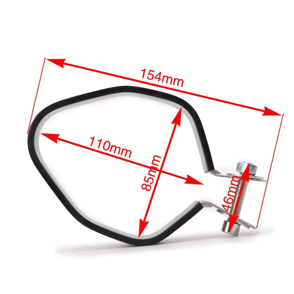 Universal Muffler Exhaust Clamp Stainless Steel Band Joint Clip for Motorcycle Exhaust Pipes Road King Atv Dirt Bike Support