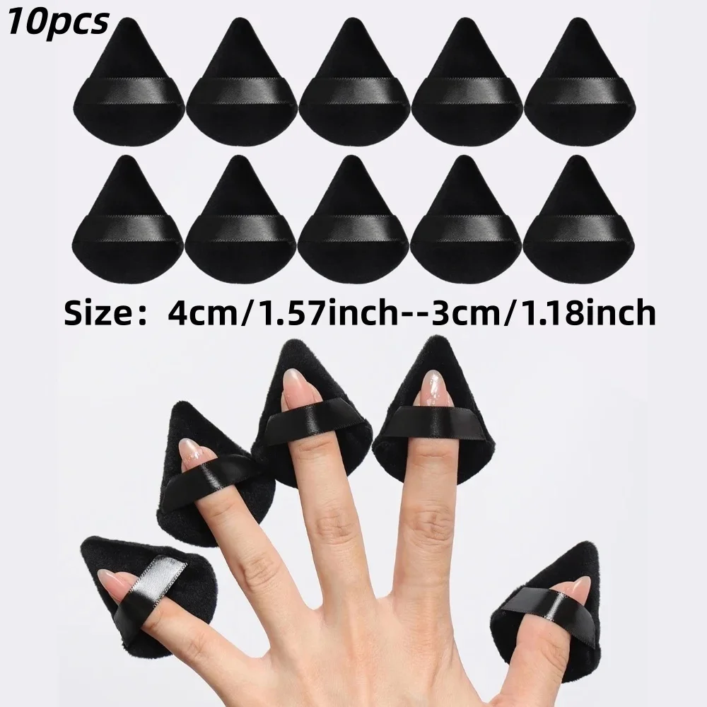 10/30/100pc Cosmetic Powder Pufff Makeup Sponge Puff Triangle Makeup Puff Women Soft Smooth Beauty Washable Face Makeup Tools