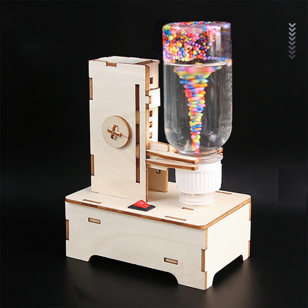 

Scientific Experiment Simulating a Water Tornado Model Tech DIY Electric Vortex Elementary School Toy Teaching Aid