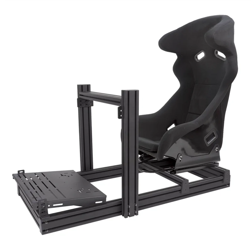 

OEM Basic Version Game Direct Drive Game Steering Wheel Profile Bracket Simulator Chair Diy Sim Racing Cockpit Sim Rig with Seat