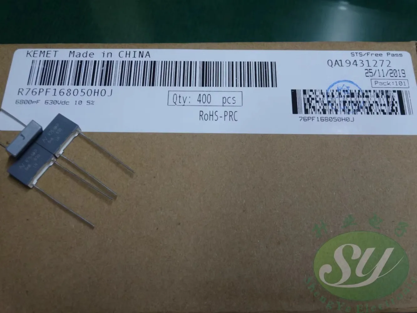 

20PCS KEMET AV R76 0.0068uf/630V 6.8nf 6800pf 6n8 New film capacitor 10MM