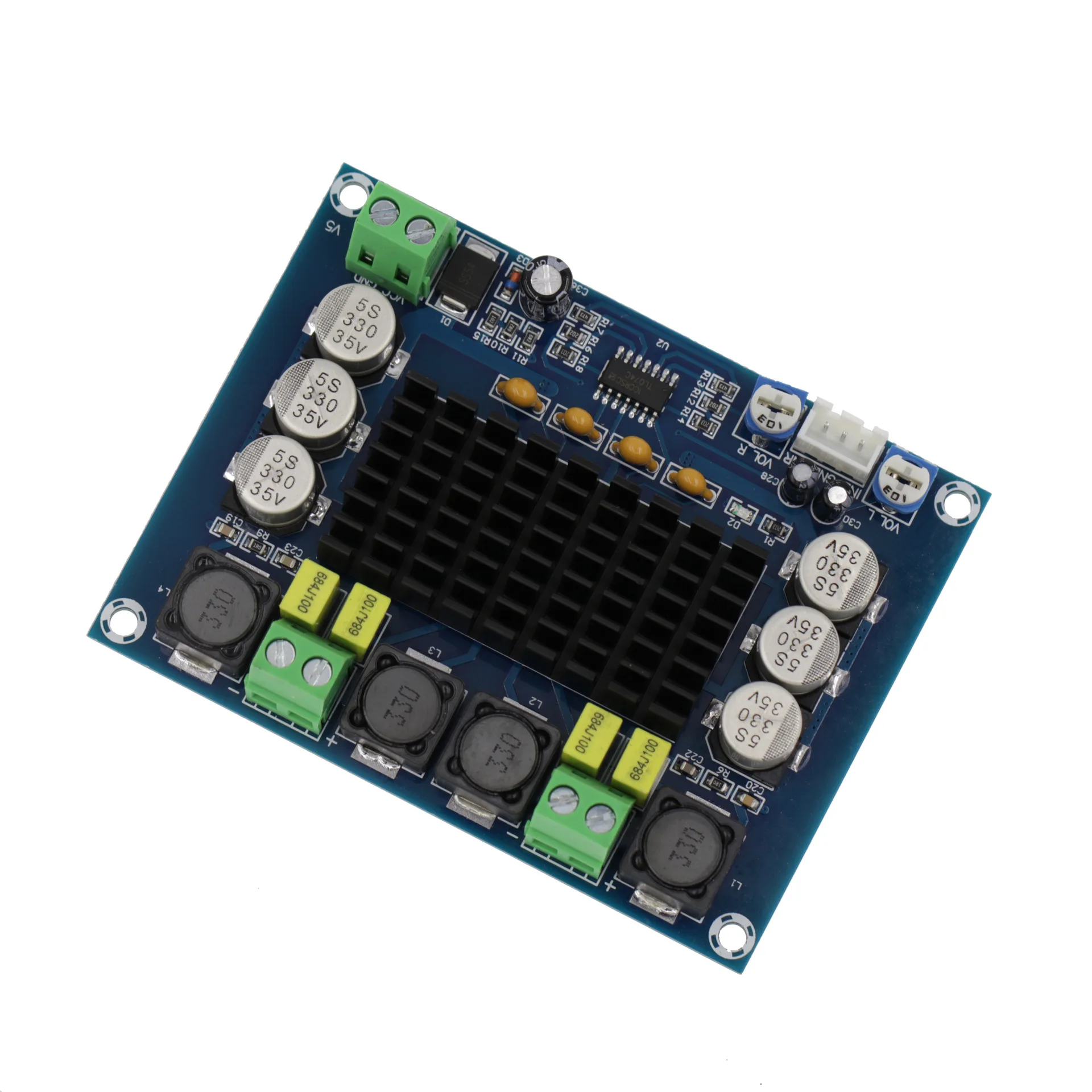 TPA3116D2 High-power Digital Power Amplifier Board XH-M543 Audio Amplifier Module Dual Channel 2x120W D Audio Amplifiers