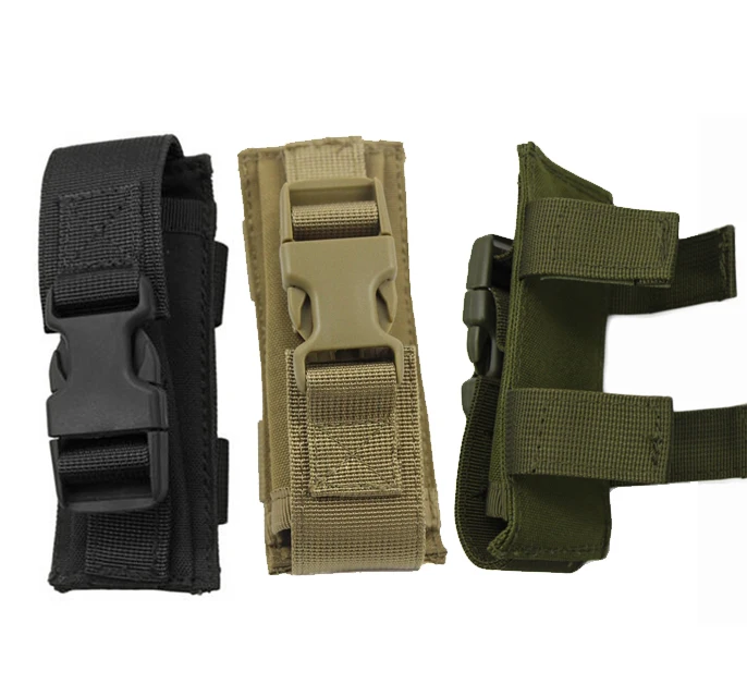 Tactical Molle Belt Pouch Single Pistol Magazine Pouch Knife Flashlight Sheath Holder Airsoft Hunting Ammo Bag Pouch Carrier