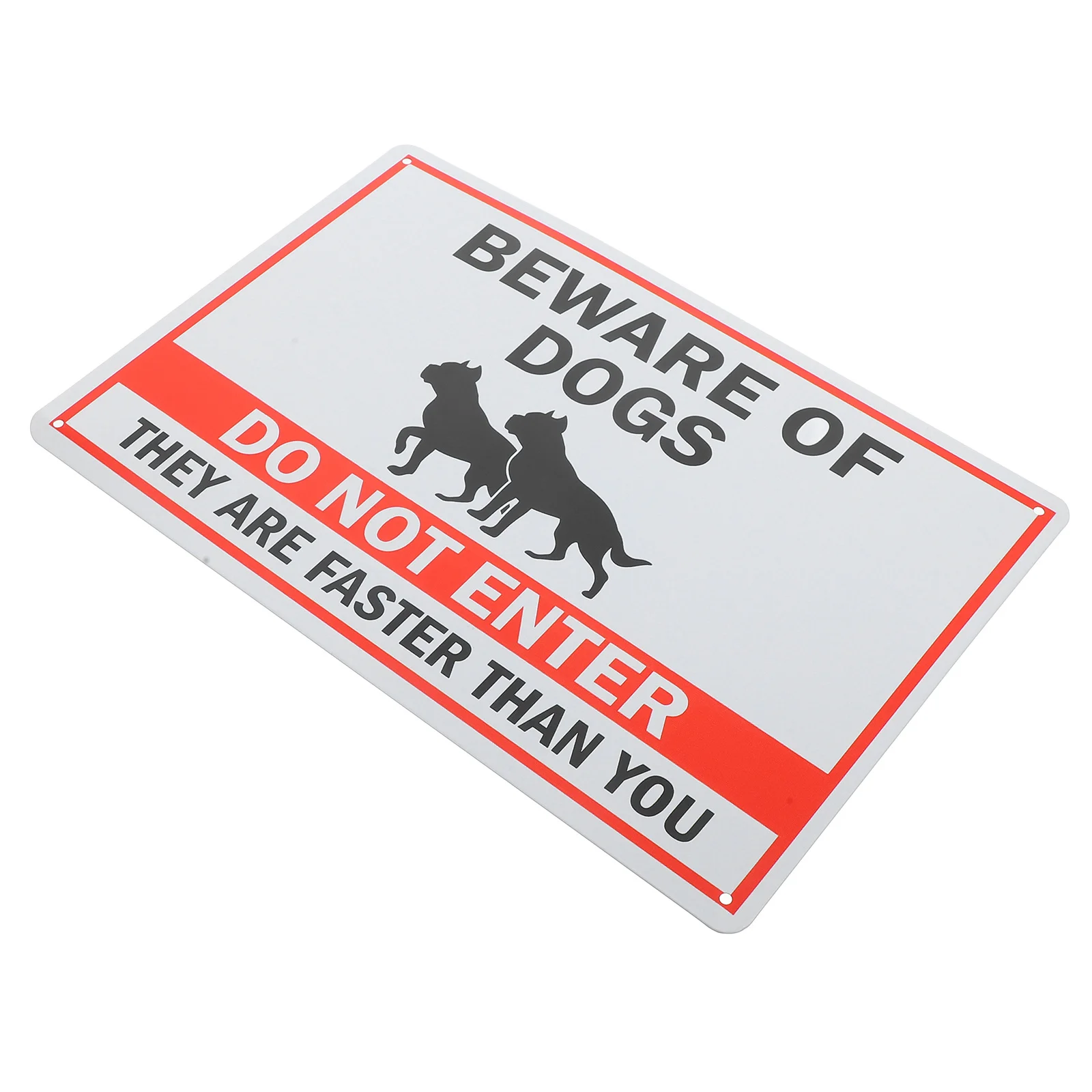 

Garden Decoration Beware of Dog Sticker Sign with Stake The Iron Signs for