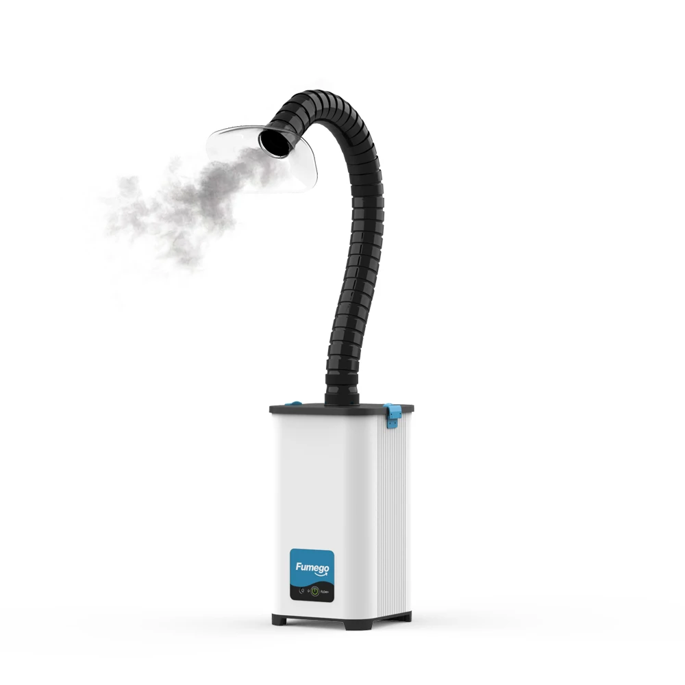 

XF-180III Industrial Fume Extractor & Dust Collector with HEPA Integrated Filter Cartridge for Soldering, Laser, Engraving