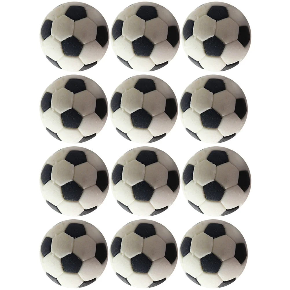 

12 Pcs Dollhouse Miniature Empty Cup Water Model Accessories Toy Football Figurines Soccer Balls Room