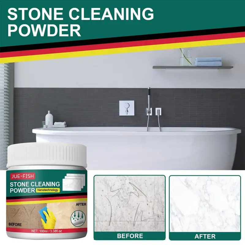 100ml Marble Stain Remover Natural Stone Shower Cleaner Zero Smog Tile Floor Cleaner Stone Care International Slate Soapstone