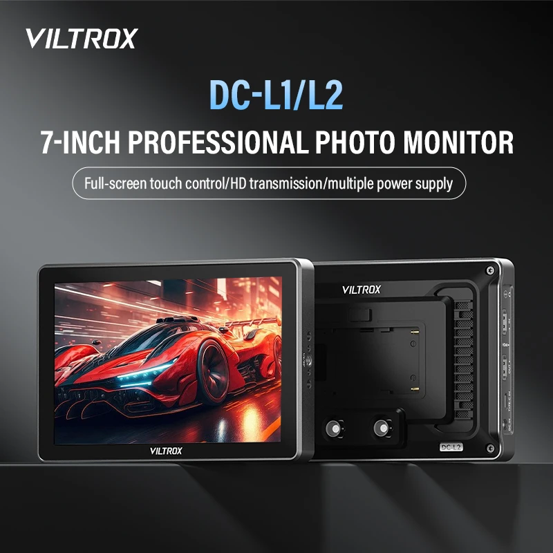 Viltrox DC-L1/L2 سلسلة شاشة تعمل باللمس 7 بوصة شاشة كاميرا مراقبة ميدانية IPS 4K HDMI كاميرا احترافية استوديو ثلاثية الأبعاد LUT مراقب