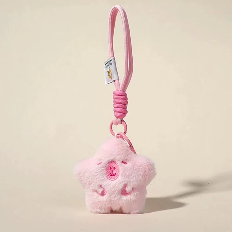 دمية كابيبارا ناعمة إبداعية لطيفة، تعليقة حقيبة، لعبة حيوان محشوة على شكل نجمة، ميدالية مفاتيح كرتونية، تعليقة لحقيبة الظهر المدرسية والسيارة، هدية للبنات