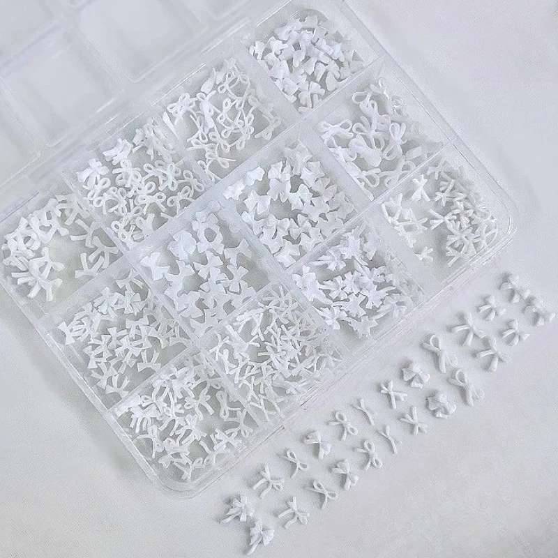 Fita de resina com laço branco puro, morango, cereja, bola de pérola, flor, estrela, rebite, acessórios de arte de unha, decoração, nova ferramenta de manicure