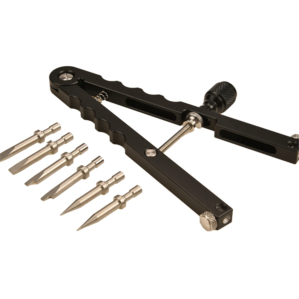 V-shaped Lens Opener Tool Kit With 16-100mm Opening Lens Repair Wrench With 3 Types Of Tips (pointed Flat Half Flat)