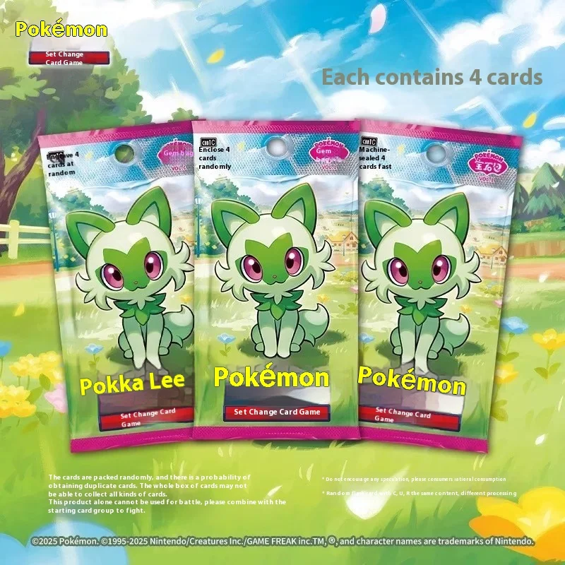 

In Stock Original Cards Gem Pack Vol 1 Scarlet And Violet Vol.1 Trading Ptcg Booster Bag Box Card Toys Collect Cards Gift Custom