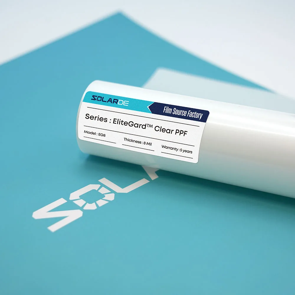 

Гидрофобная пленка SolarDe для кузова автомобиля PPF, самоклеящаяся пленка для защиты от царапин, защитная пленка из ТПУ для автомобиля