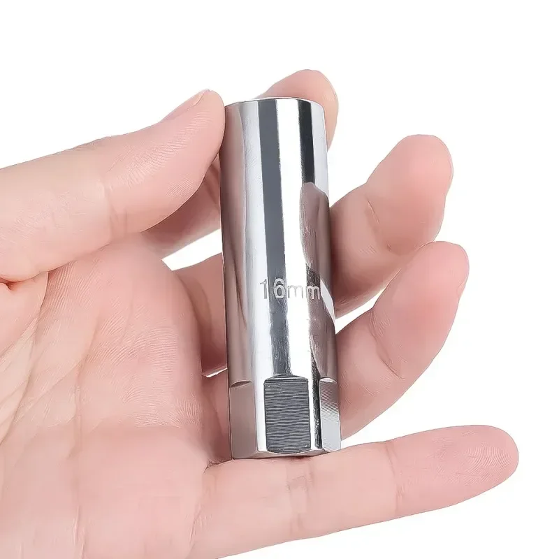 Car Spark Plug Socket Universal Magnetic Spark Plug Wrench Spark Plug Removal Auto Repair Tool Practical Accessories 14mm 16mm