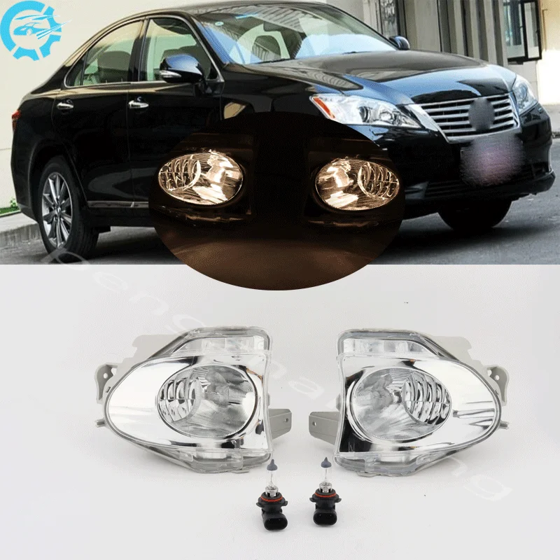 Car Front Bumper Fog Light Anti-Fog Lamp Foglight Foglamp Assembly Reflector For LEXUS ES240 ES350 2010 2011 2012 ACV40 GSV40