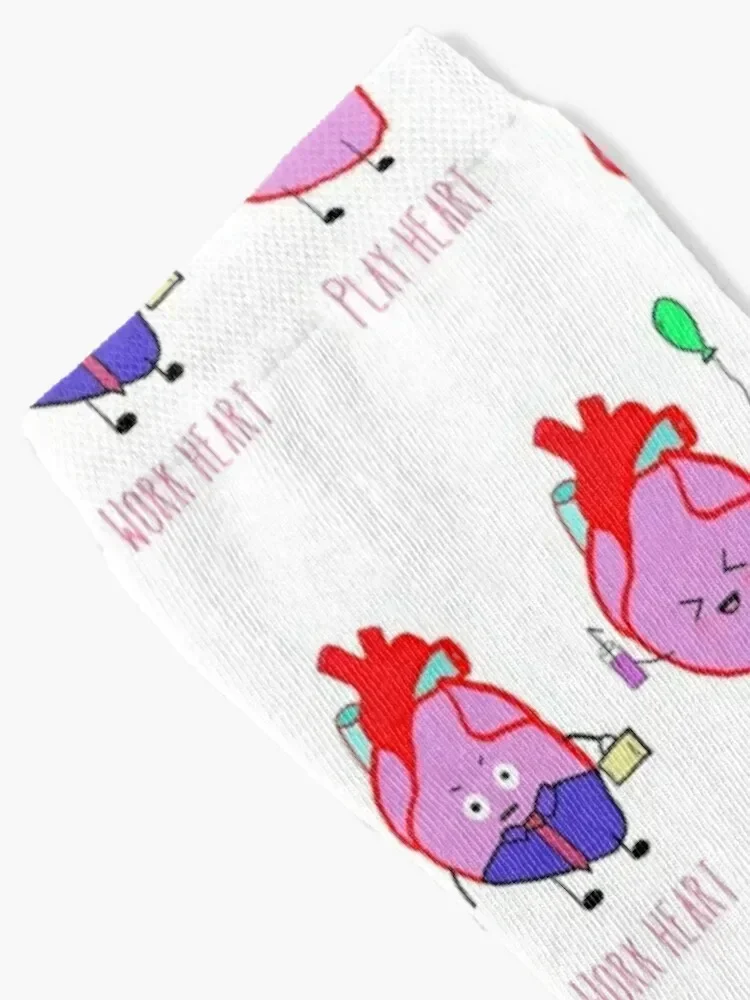 Work heart, play heart Socks short summer Running Women's Socks Men's