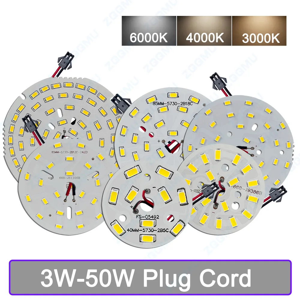 1 Stück LED 5 W 7 W 9 W 12 W 15 W 18 W 24 W SMD5730 PCB LED Licht Lampe Perlenplatine Aluminium Lampenplatine für LED-Birne