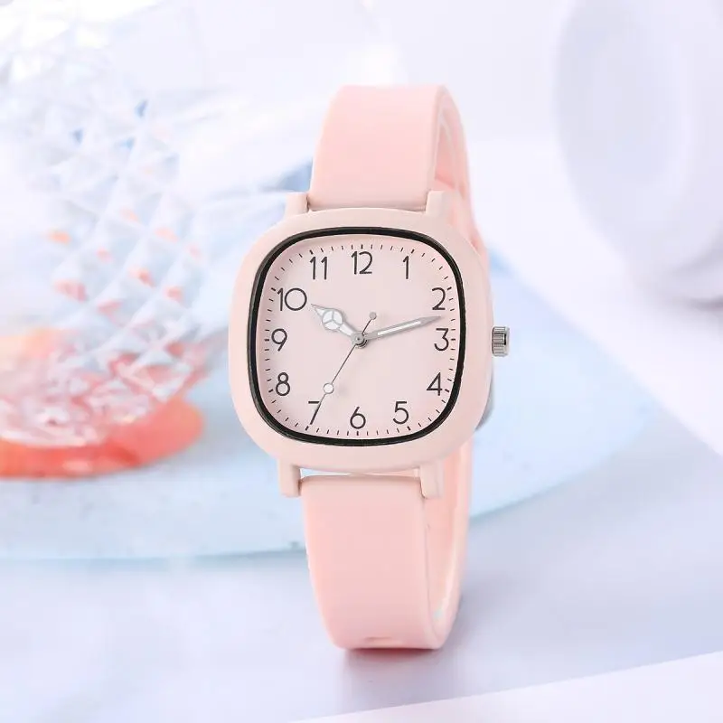 Fashion Women's Watch Silicone Strap Wristwatch Quartz Watches For Women Clock Ladies Watch Gift Reloj Mujer image 2