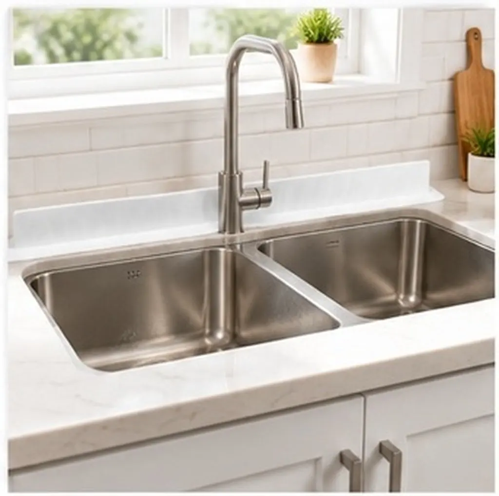 2Pcs Sink Splash Guard Silicone Water Dam Flexible Suction Cup Kitchen Counter Splash Protector Waterproof Strip