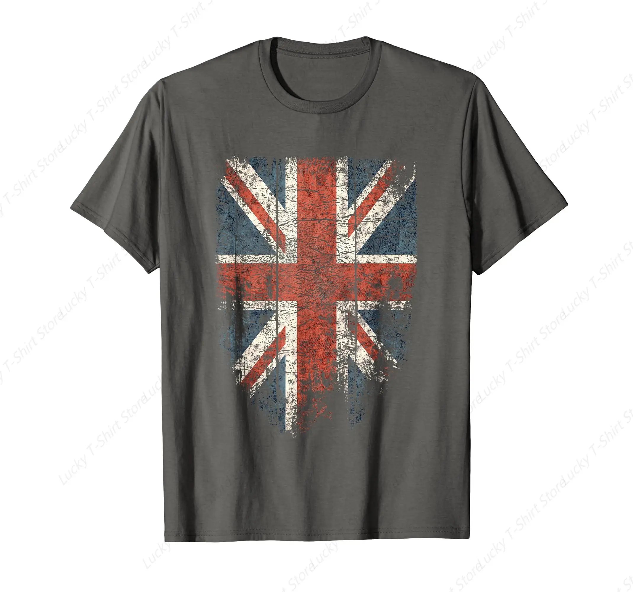 Funny British Tea Shirt UK teapot Union Jack flag tea pun T-Shirt