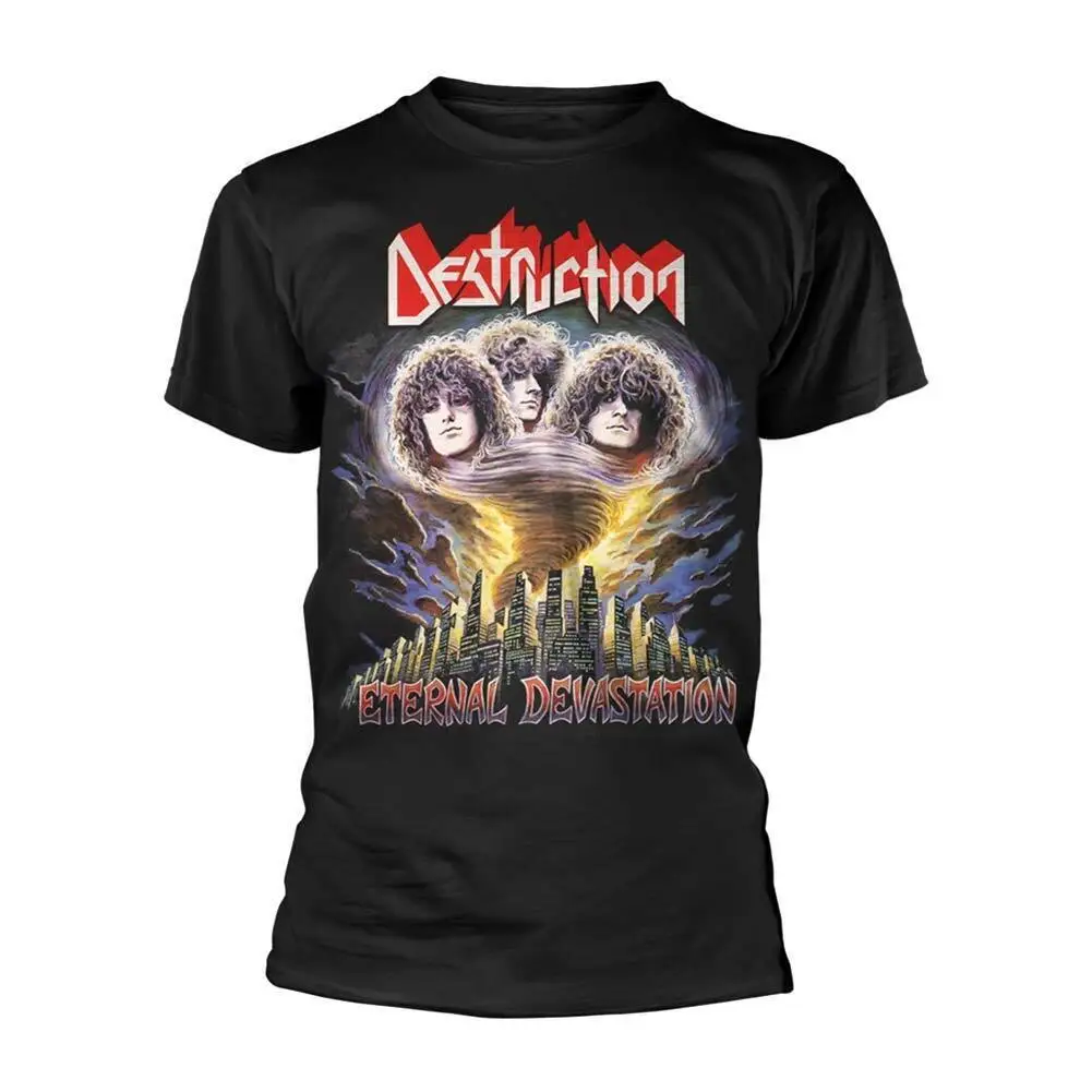 Men's Destruction Eternal Devastation T shirt Medium Black