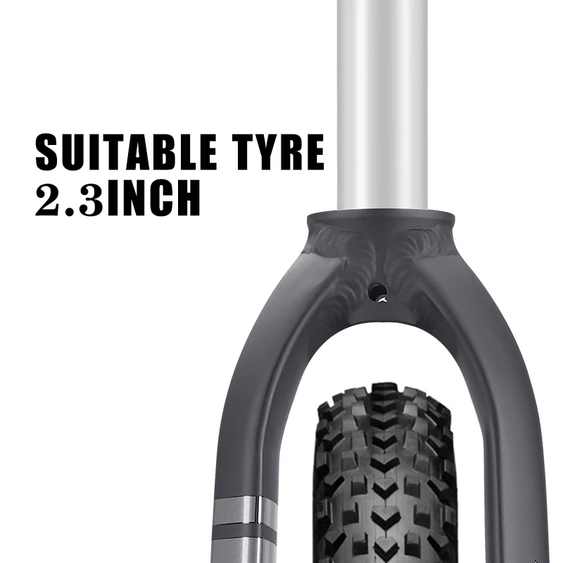 Bolany X6 Matte Rigid Fork FIt 26/27.5/29inch Aluminum Alloy Mountain Bike Fork Straight Tube 28.6mm A-pillar MTB Hard Fork