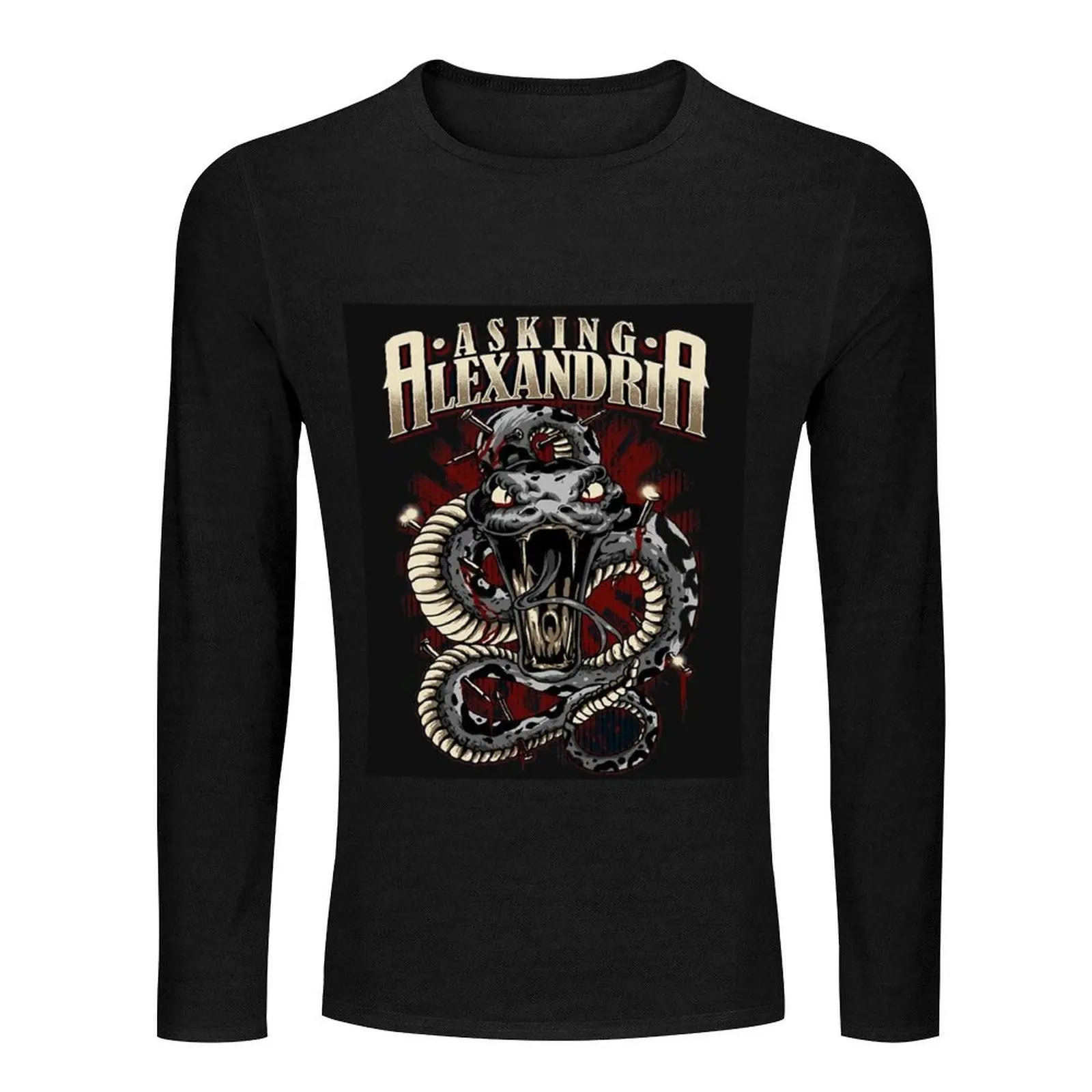 Asking Alexandria Long T-Shirt Oversized t-shirt shirts graphic tees t shirts for men