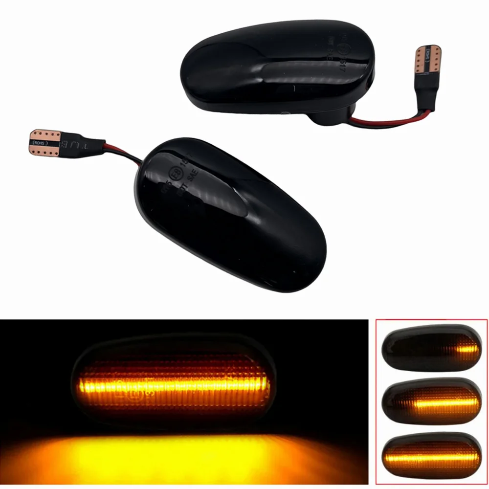 

Car Flashing LED Dynamic Turn Signal Side Marker Light Sequential Blinker Lamp For Alfa Romeo147 GT MiTo FIAT Bravo II Hatchback