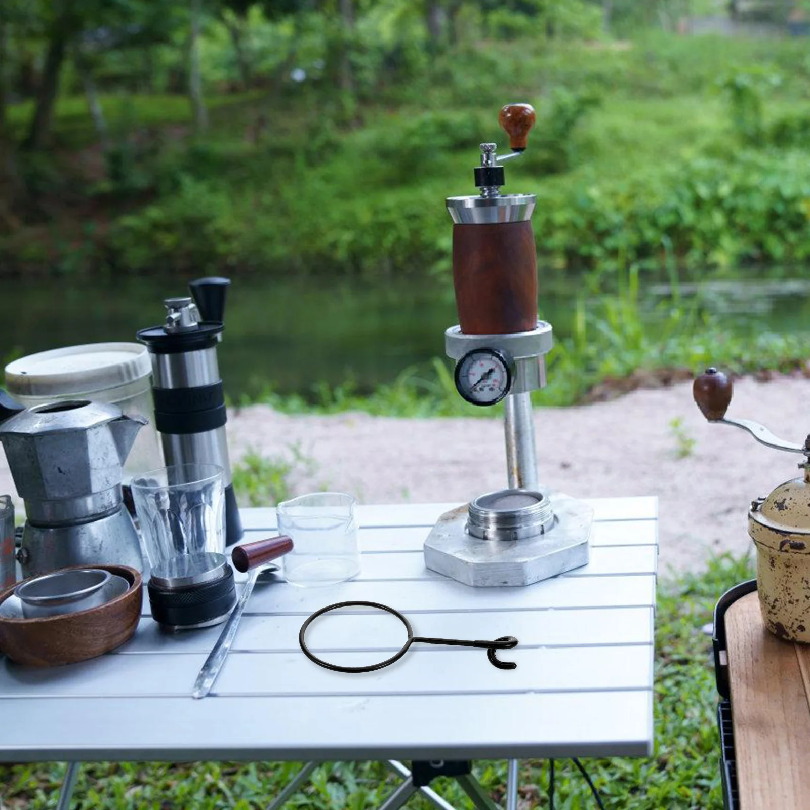 Portable Outdoor Camping Holder Multifunctional Cup Holder for Coffee Water Bottle Lightweight Camping Kitchen Accessories