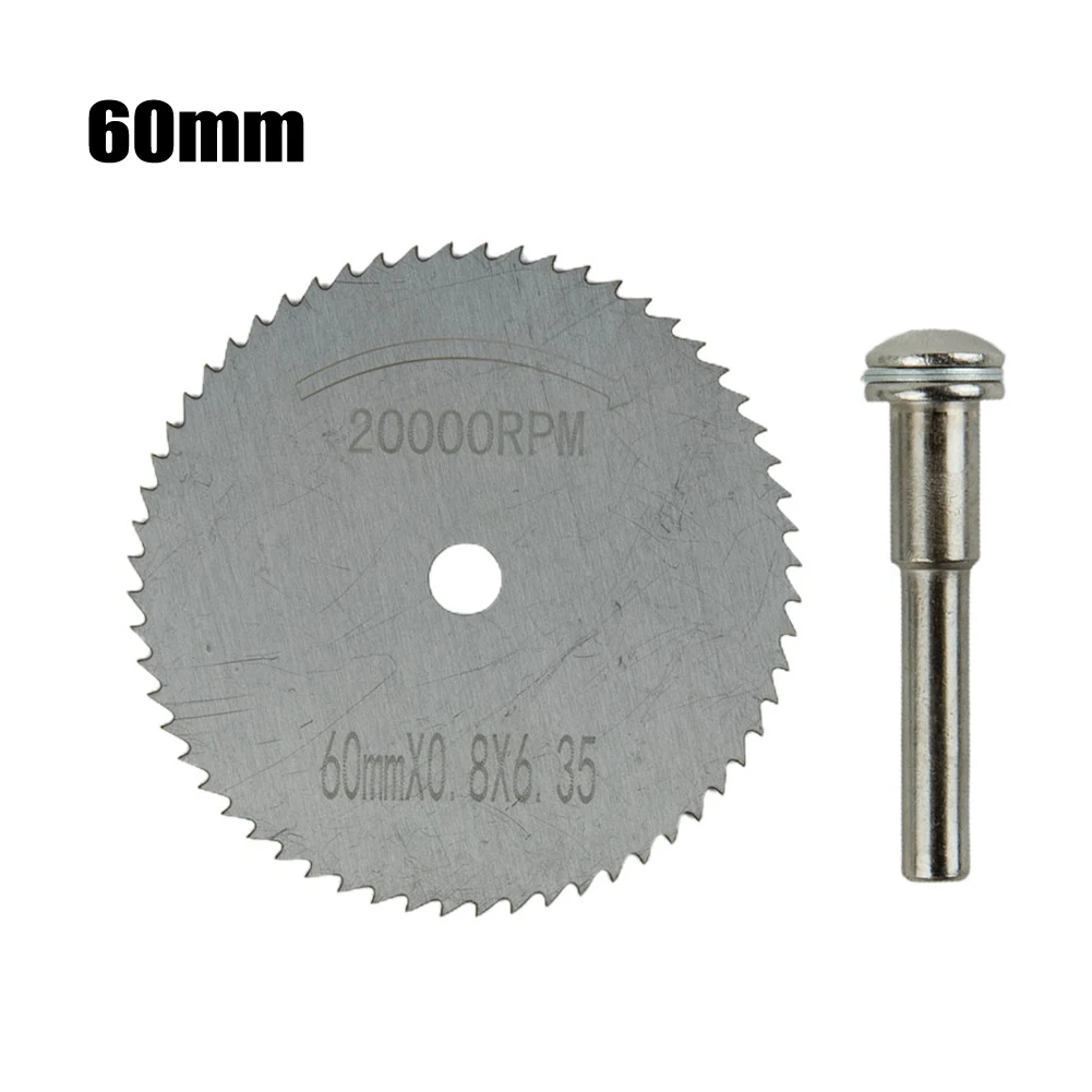 50/60mm HSS Cutting Discs Circular Saw Blade Connecting Rod Set For Cutting Metal Gypsum Board PVC Pipe Wood Power Tool