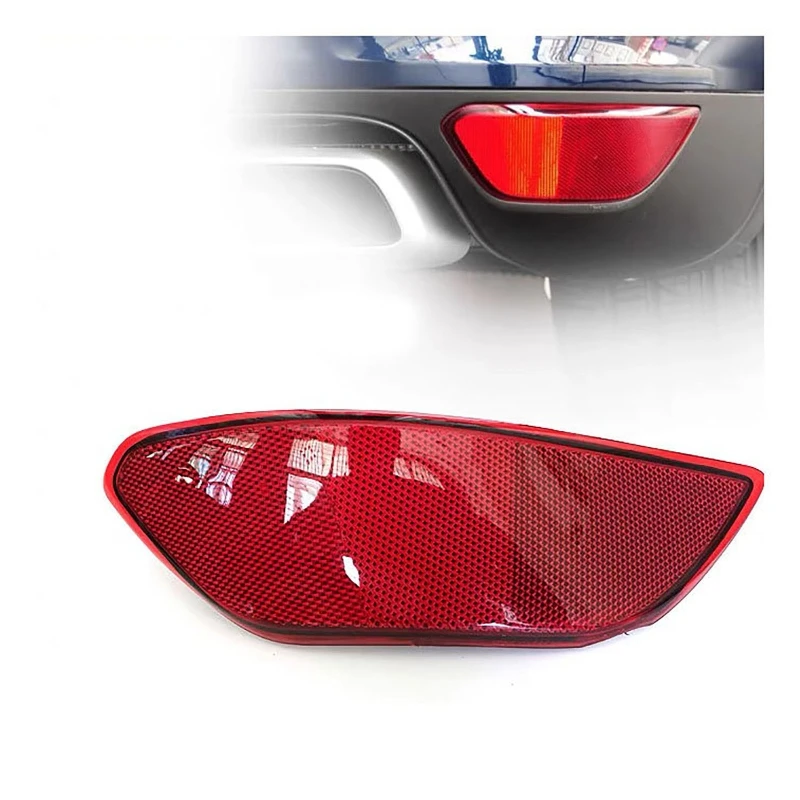 1/2pcs Car Rear Bumper Lights Cover Tail Fog Lamp Reflector For Porsche Cayenne 2011- 2014