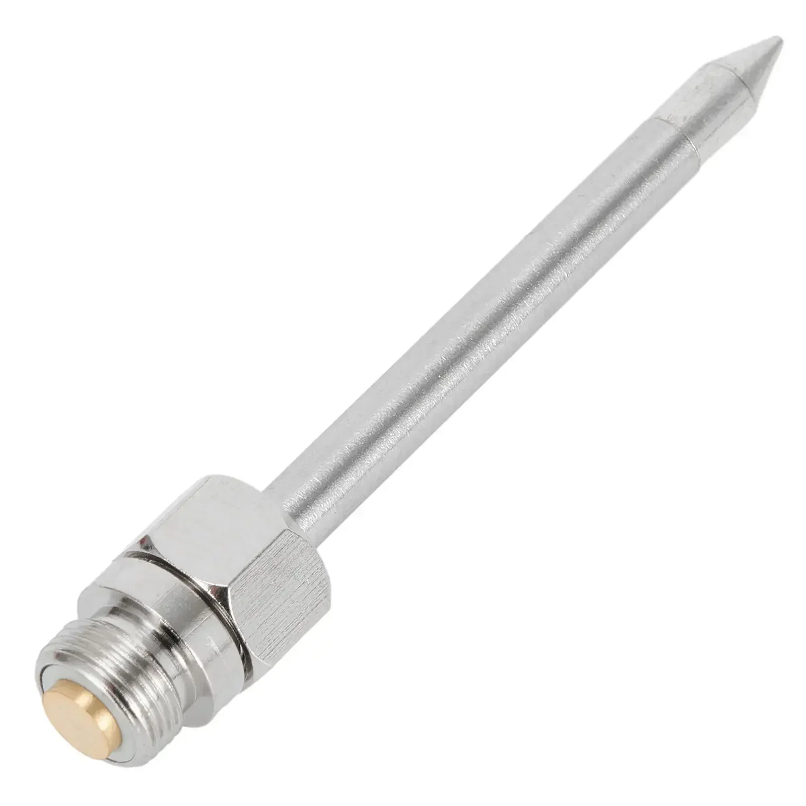 510 Interface Soldering Iron Tip, 2inch Length, 8W Welding Accessories, Silver Plated Copper, Portable USB Rework Tool