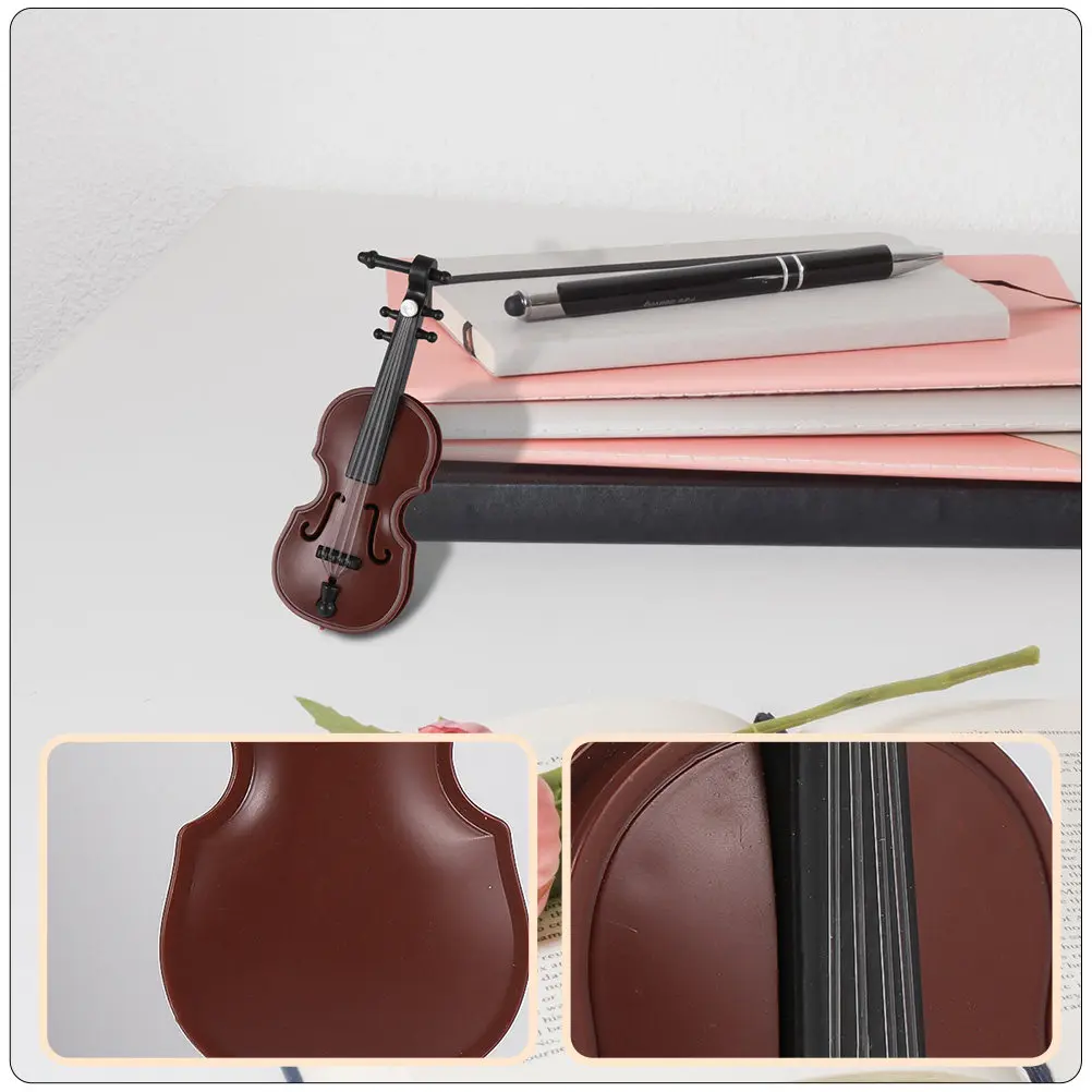 

Набор из 15 миниатюрных украшений в виде скрипок, рождественский декор, имитация музыкальных инструментов для детей, украшение для рабочего стола, новогодние украшения